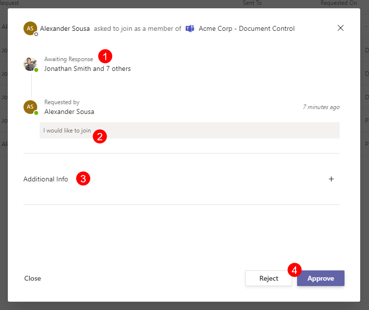 Workspaces Approval - More Information