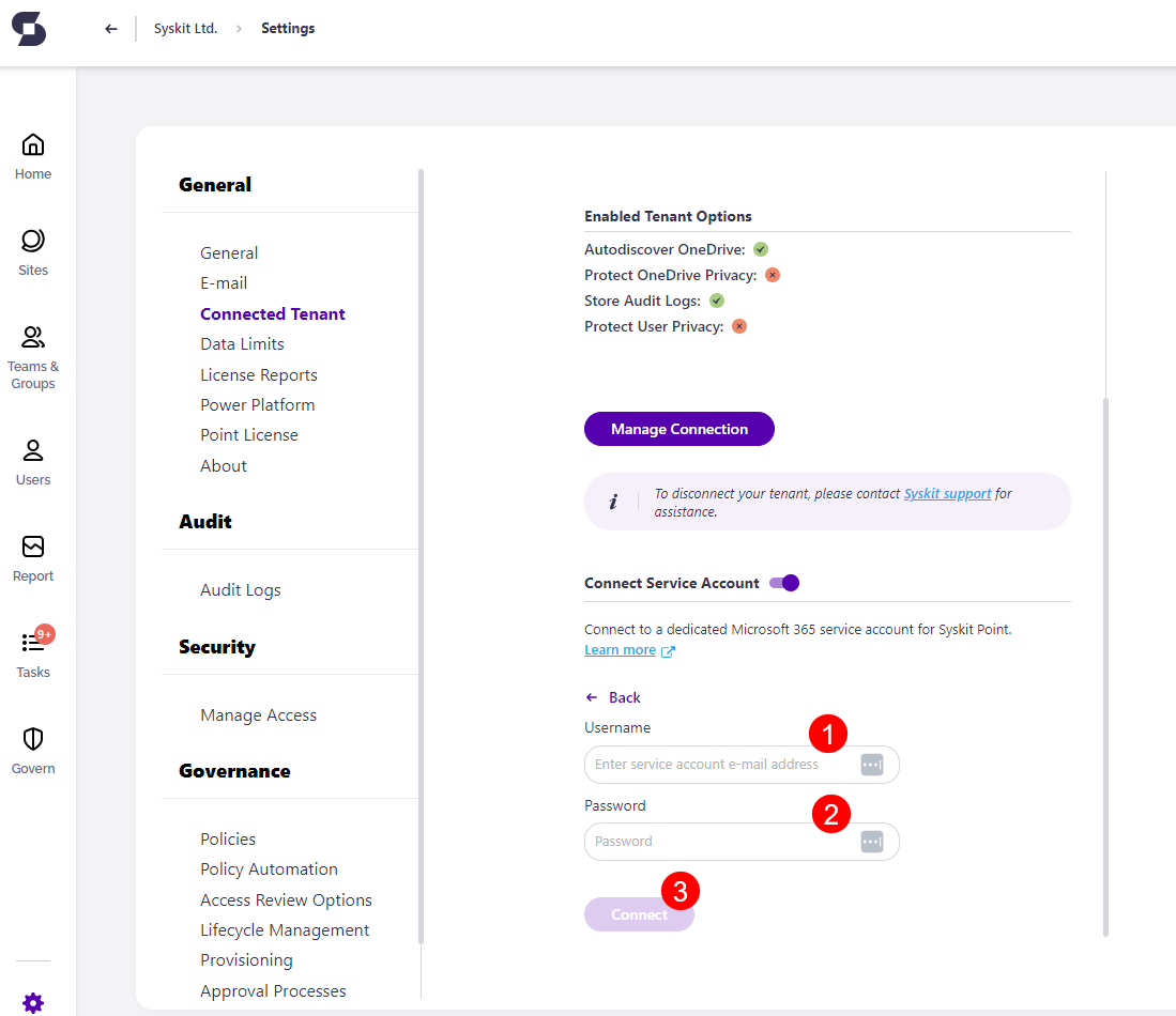 Service Account Credentials