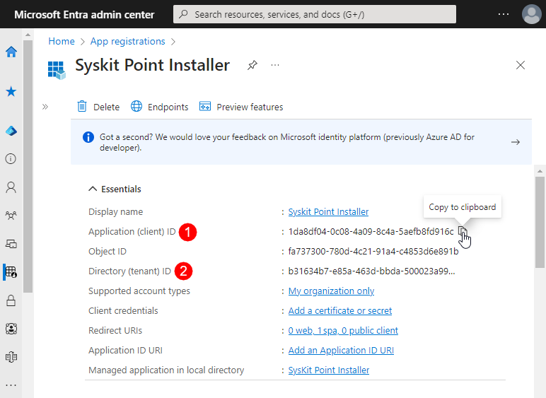 App Registration Overview