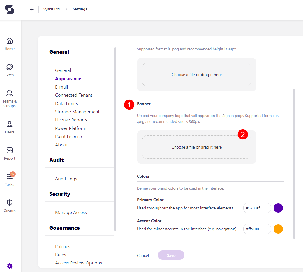 Syskit Point - Appearance - Banner