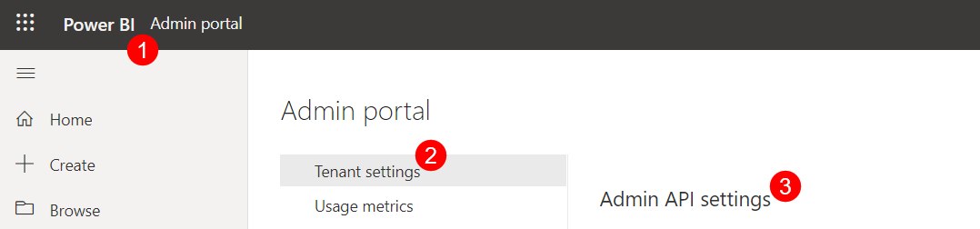 Configure Power BI tenant