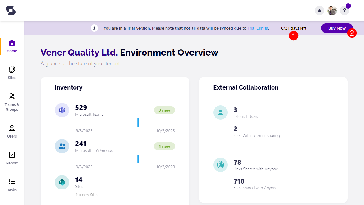 Syskit Point - Trial Banner