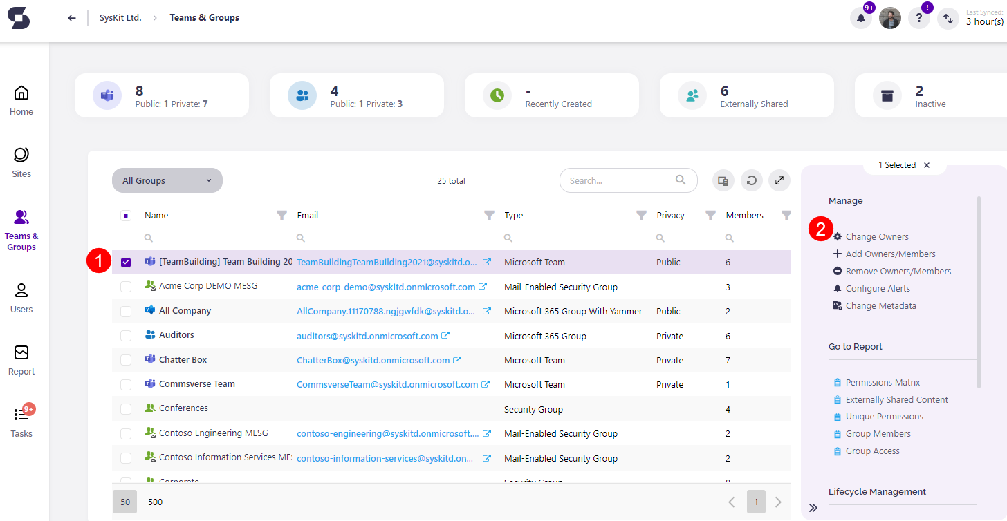Add and Remove Group Owners