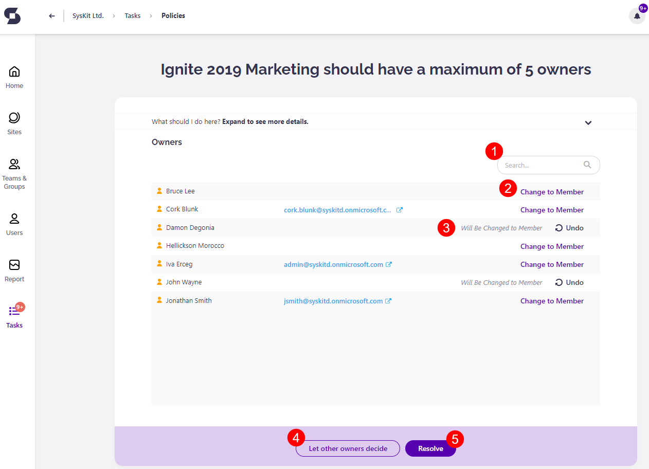 Policy Vulnerability Task