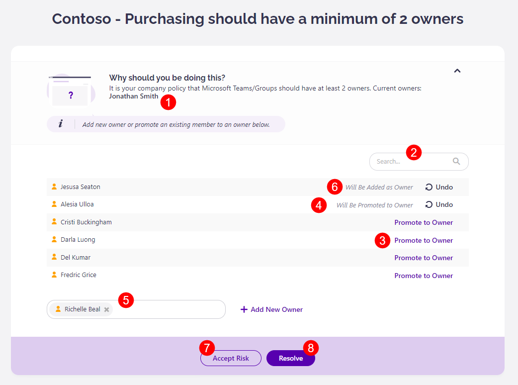 Policy Vulnerability Task