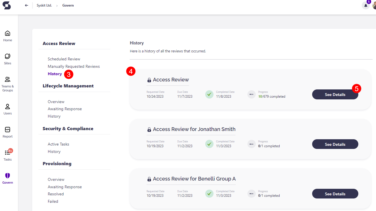 Governance - History category