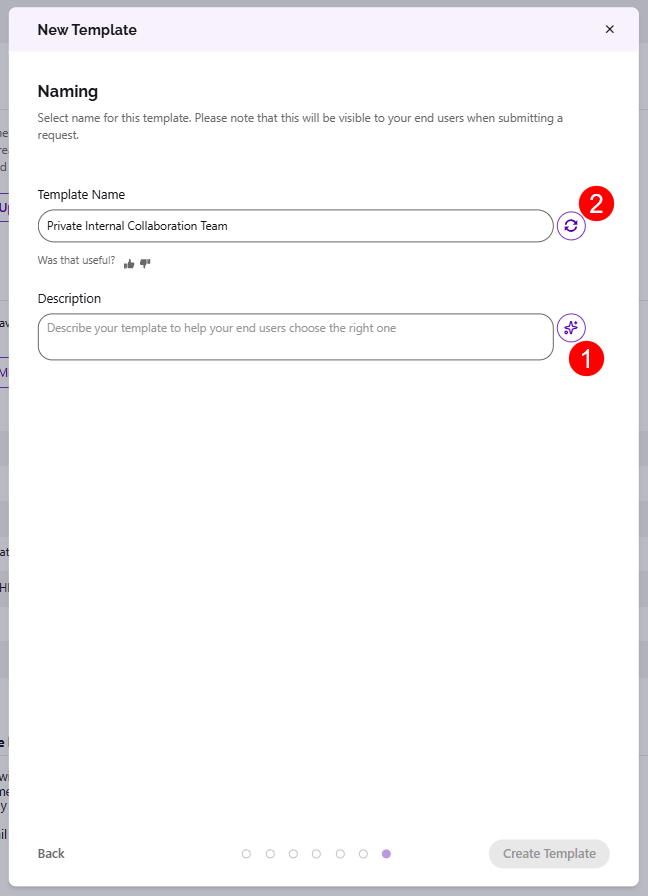 Provisioning - AI Naming Recommendation