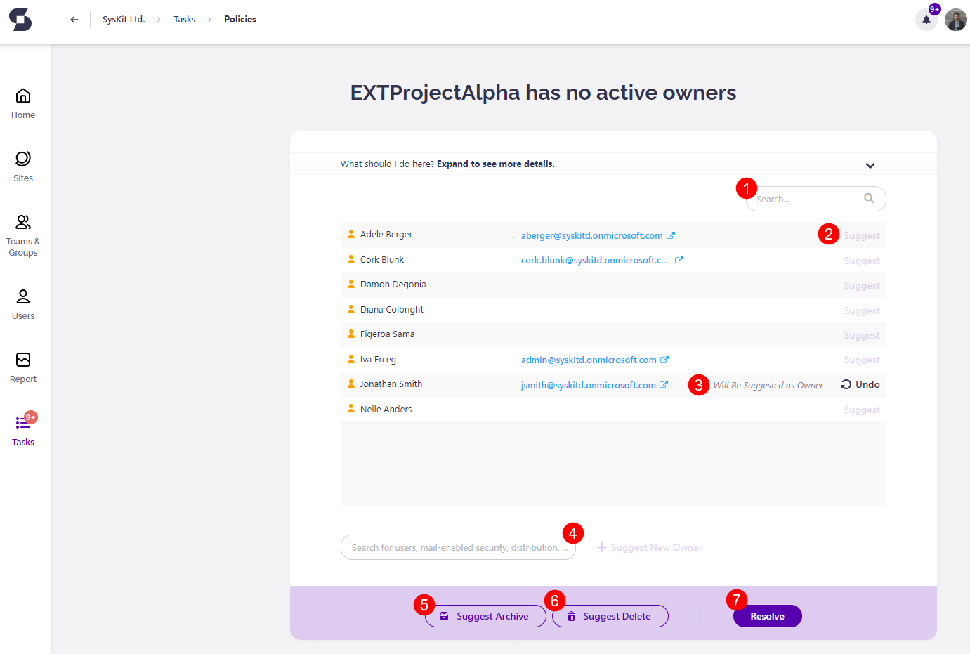 Policy Vulnerability Task