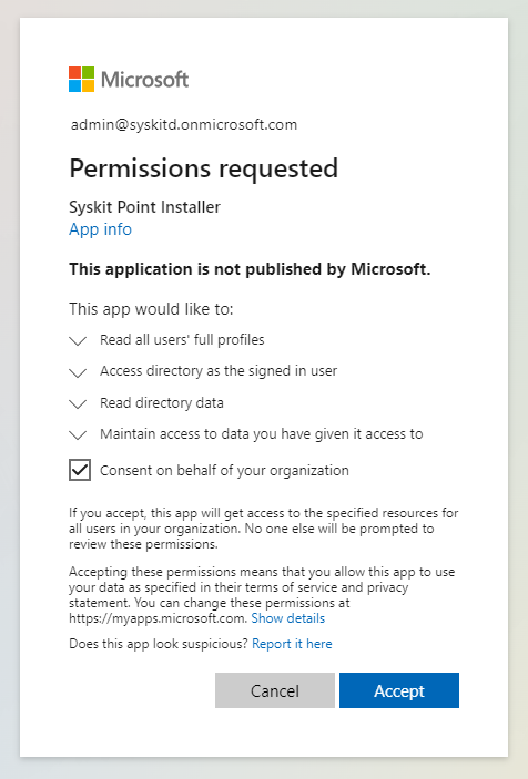 Microsoft 365 Global Admin Consent