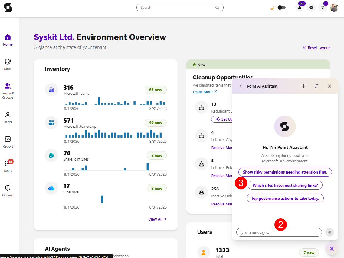 Syskit Point AI Assistant