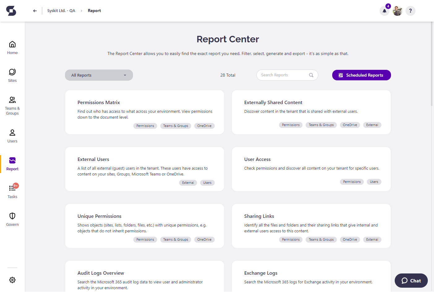 Syskit Point - Reports