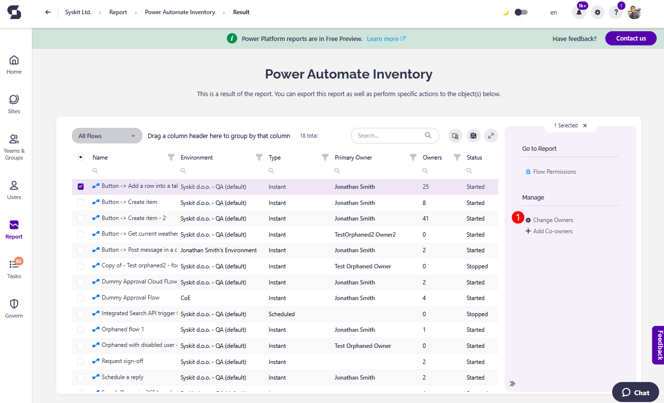 Power Platform - Actions