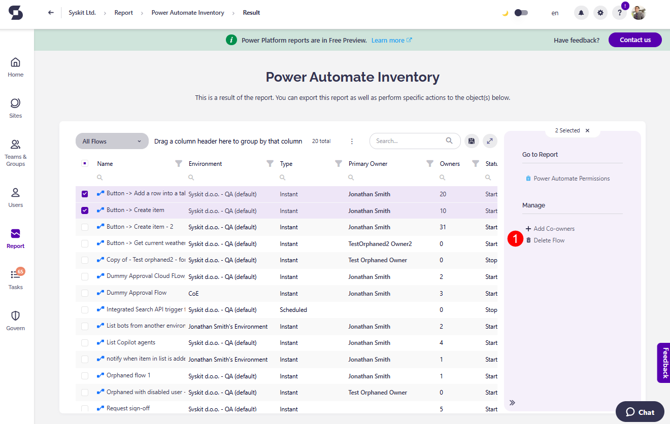 Power Platform - Flows