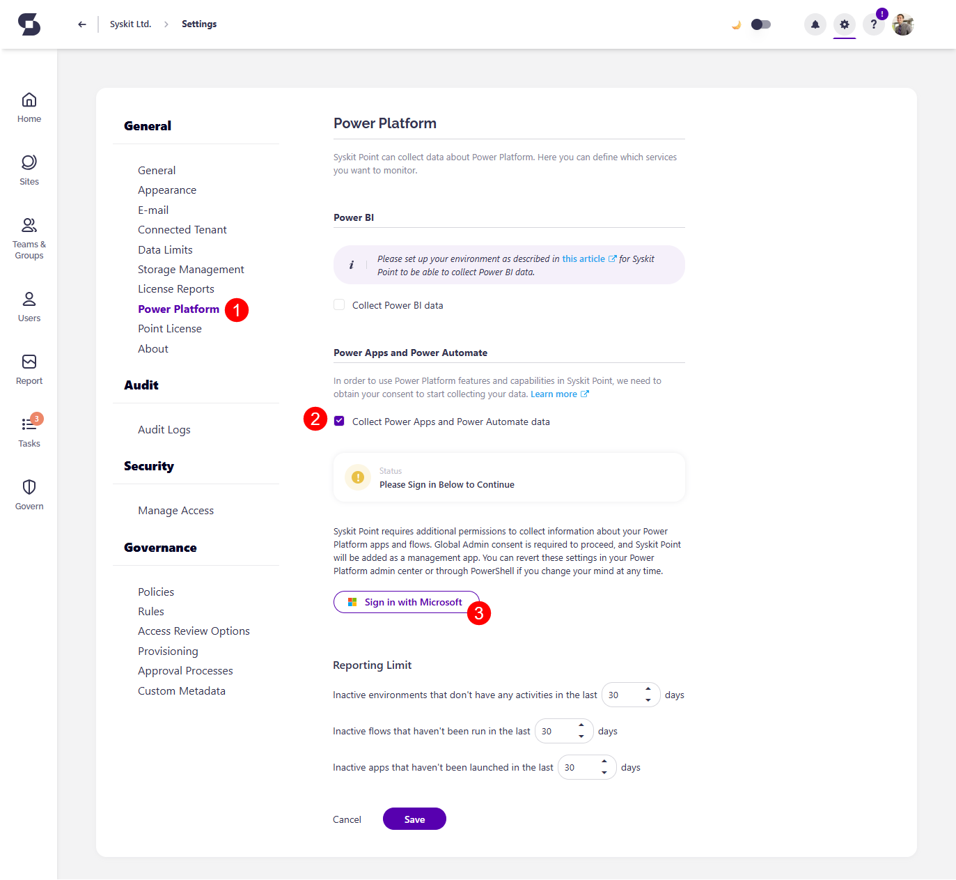 Configure Power Platform