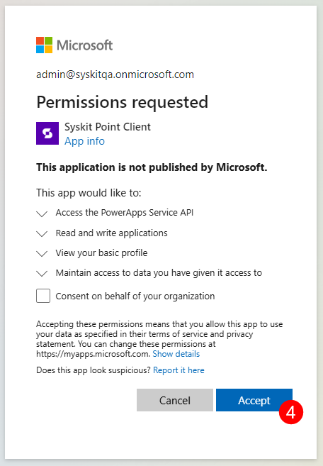 Configure Power Platform - Consent