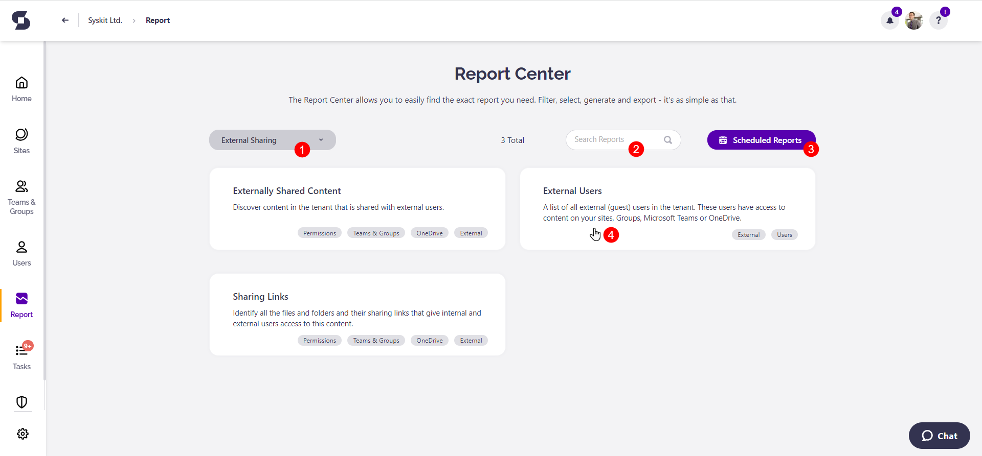 Syskit Point - Report Center