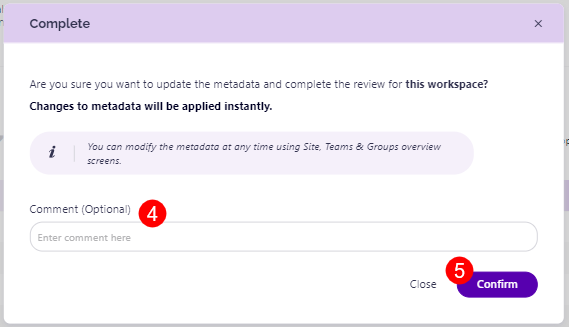 Resolve Metadata Review - Complete Task