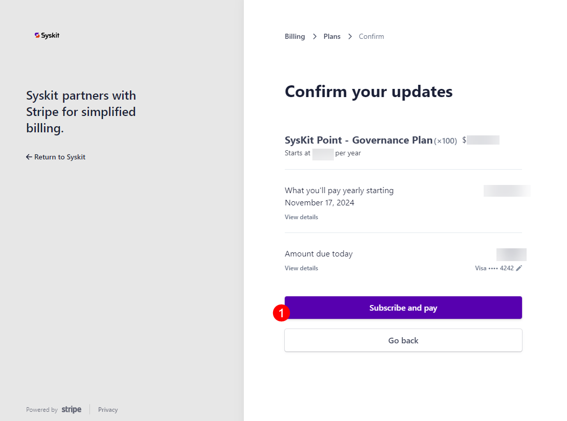 Syskit Point Subscription - Upgrade Plan - Finalized